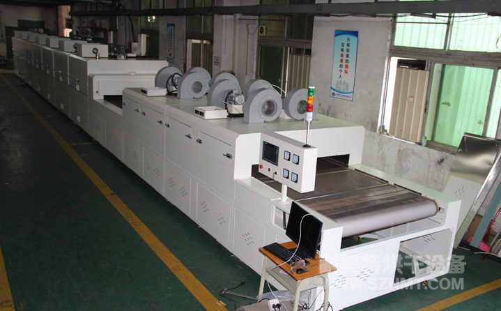 汽車內飾件鋁板表面油漆固化隧道爐